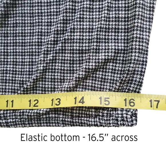 Michael Kors Houndstooth Print Elastic Waist Blouson Peasant Top S - Picture 14 of 16